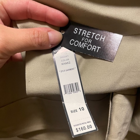 NYP Belted Stretch Pants Suit set, NWT - Picture 4 of 4